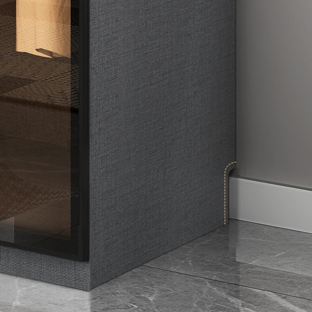 現代的なスタイルのワードローブグレーカラー木製ワードローブクローゼット