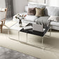 Square Steel Sled Coffee Table Modern 2 Nesting Cocktail Table Clearhalo 'Coffee & Accent Tables' 'Coffee Tables' 'coffee_tables' 'furn' 'furn_coffee_tables' 'Furniture' 'Living Room Furniture' 1200x1200_adef5e8a-ed12-41dd-b91d-936f1de368f7
