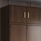 Brown Engineered Wood Wardrobe Closet Modern Wardrobe Armoire