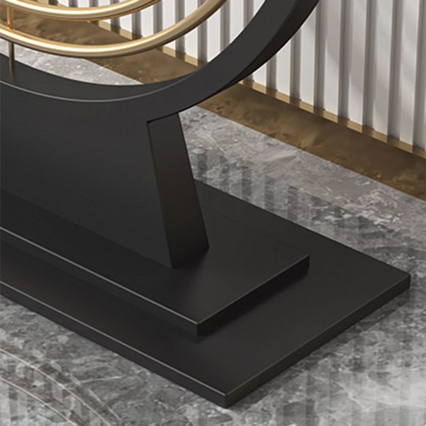 11 "breit zeitgenössischer Konsolentisch Stein Halbmond Endtisch