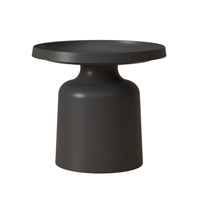 16.5"/17.7" Tall Mid-Century Round Top Side Table Metal Pedestal End Table Clearhalo 'Coffee & Accent Tables' 'End & Side Tables' 'end_side_tables' 'furn' 'furn_end_side_tables' 'Furniture' 'Living Room Furniture' 1200x1200_adf45083-ca9c-47f3-a774-7bec4f6f4488
