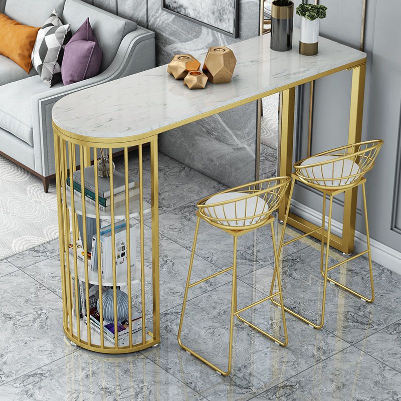 1/3 Pieces Luxurious Irregular Shape Pub Table Set Artificial Marble Top Table Set Clearhalo 'Bar Furniture' 'furn' 'furn_home_bar_bar_sets' 'Furniture' 'Home Bars & Bar Sets' 'home_bar_bar_sets' 'Kitchen & Dining Furniture' 1200x1200_adf5176c-d2f1-4b04-b7b4-bc583881d22d