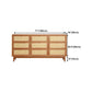 Modern Beige Sideboard Simple Pine Wood Buffet Table with Drawer for Dining Room Clearhalo 'buffet_sideboard' 'Buffets & Sideboards' 'furn' 'furn_buffet_sideboard' 'Furniture' 'Kitchen & Dining Furniture' 1200x1200_adf708eb-fe29-4027-932e-2fcff4076590