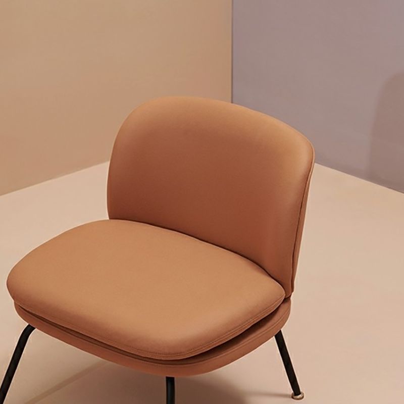 25.59 "Brede armloze stoel Lederen stoel voor woonkamer, vlekbestendig