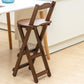 Modern Folding Armless Counter Stool Wood Living Room Bar Stool with Footrest Clearhalo 'Bar Furniture' 'Bar Stools' 'bar_stools' 'furniture_bar_stools' 'Kitchen & Dining Furniture' 'kitchen&dining_furn' 'kitchen' 'kitchen_furn' Furniture' 1200x1200_adfbdba8-15a9-494d-a819-ada6286214e4