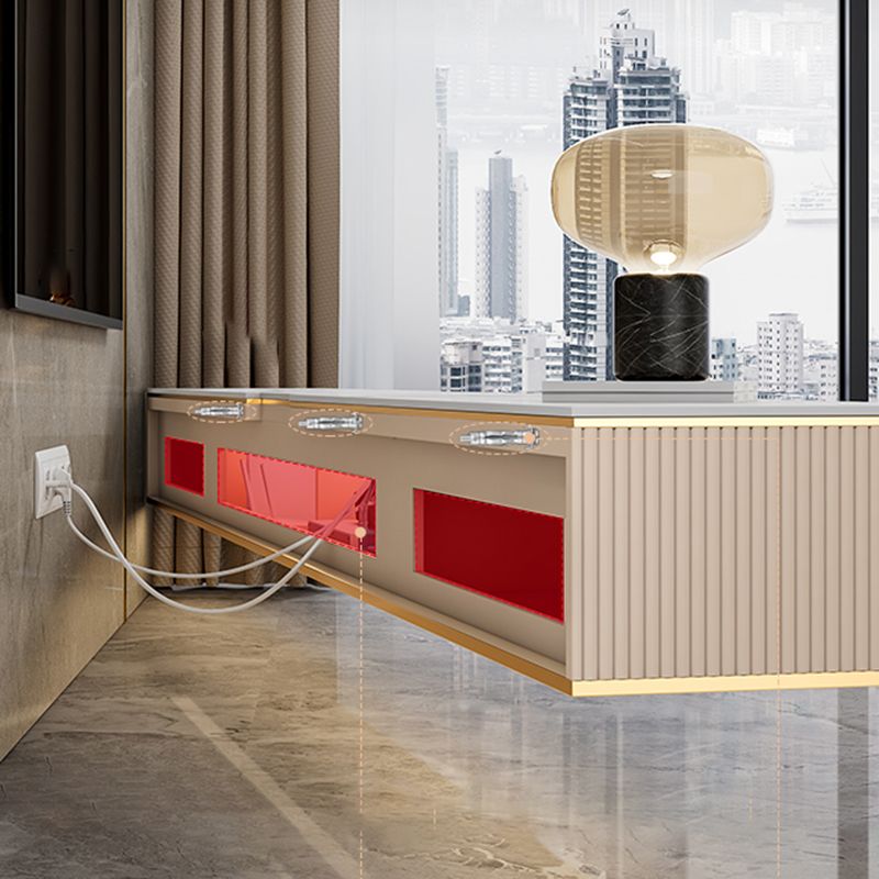 Modern TV Stand Console Floating TV Media Console with 2 Drawers Clearhalo 'furn' 'furn_tv_stands_entertainment_centers' 'Furniture' 'Living Room Furniture' 'TV Stands & Entertainment Centers' 'TV Stands & Media Storage Furniture' 'tv_stands_entertainment_centers' 1200x1200_adfc4367-5a64-4961-8d7d-fa660cde0137