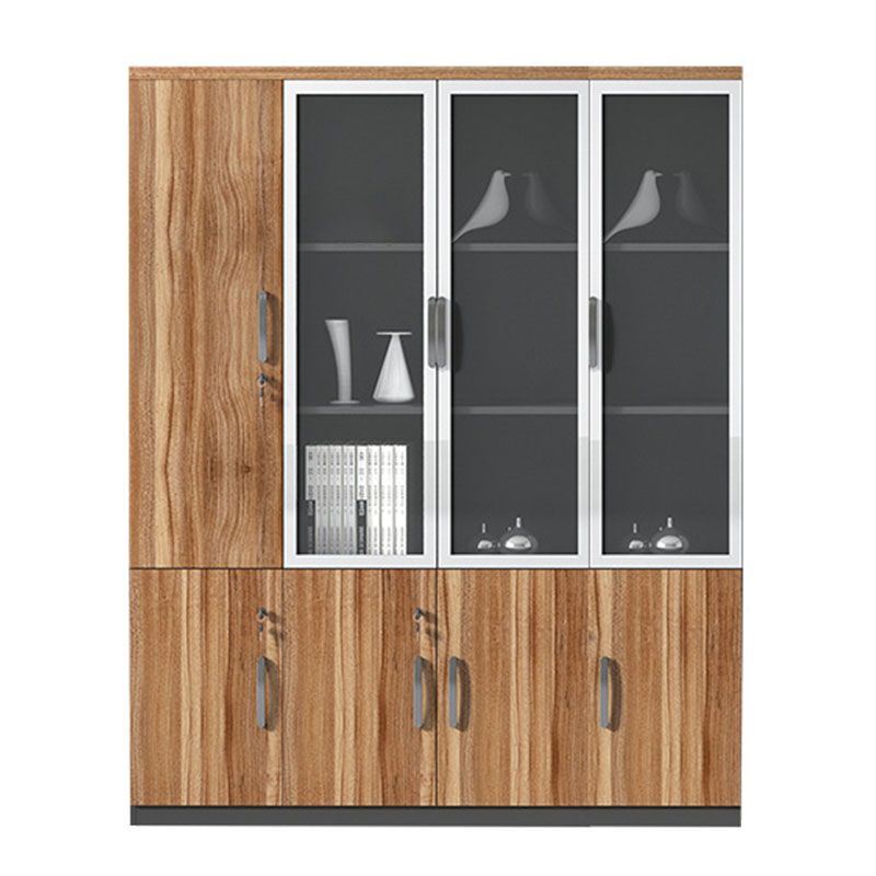 Armoire à fichiers modernes en bois moderne avec stockage de verrouillage pour le bureau à domicile