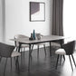 Industrial Sintered Stone Grey Table for Restaurant Rectangle Dining Table with 4 Legs Clearhalo 'Dining Tables & Seating' 'Dining Tables' 'dining_table' 'furn' 'furn_dining_table' 'Furniture' 'furniture_dining_table' 'Kitchen & Dining Furniture' 'kitchen' 'kitchen_dining_table' 1200x1200_ae0028a8-a7e9-4529-8166-9258841c167c
