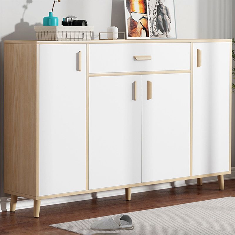 Mid-Century Modern Rectangle Accent Cabinet with 6 Wooden Legs Clearhalo 'Cabinets & Chests' 'cabinets_chests' 'furn' 'furn_cabinets_chests' 'Furniture' 'Living Room Furniture' 1200x1200_ae01ba4f-ba2f-4d41-96c1-9bbbebc4577e