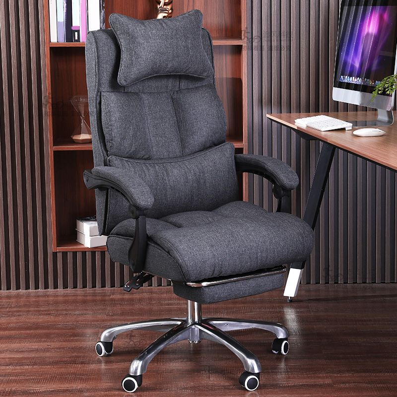 Sedia da scivolo moderna armi imbottiti nessuna sedia ergonomica angosciante con ruote