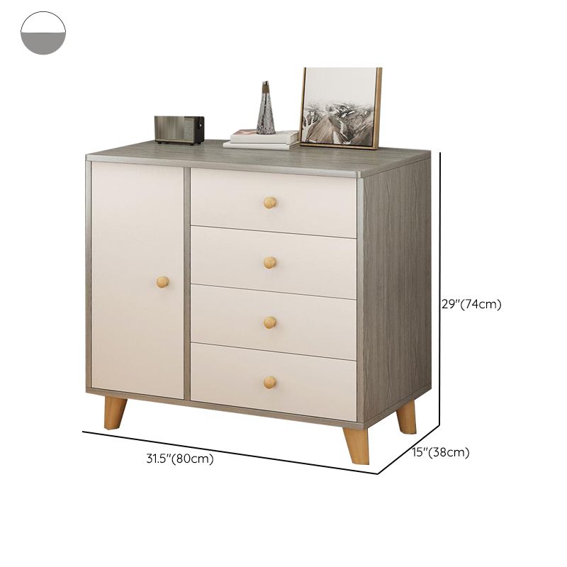 Cofre de almacenamiento de madera ultra moderna de 14.82 pulgadas de ancho de almacenamiento de almacenamiento