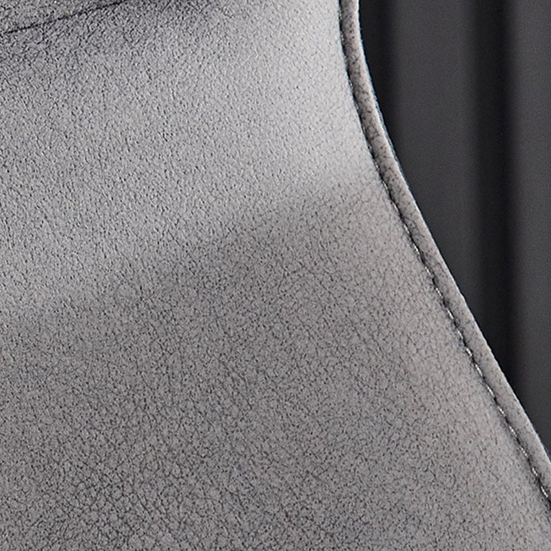 Wingback Side Chair Contemporary Faux Leather Kitchen Dining Chair