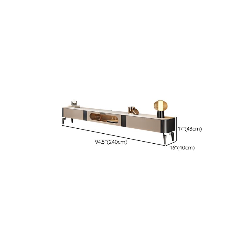 Modern TV Media Console Enclosed Storage TV Console with 2 Drawers Clearhalo 'furn' 'furn_tv_stands_entertainment_centers' 'Furniture' 'Living Room Furniture' 'TV Stands & Entertainment Centers' 'TV Stands & Media Storage Furniture' 'tv_stands_entertainment_centers' 1200x1200_ae07953b-2175-483b-b454-abdc0376edfa