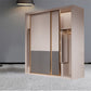Modern Sliding Door Storage Cabinet Wooden Wardrobe Cabinet with Garment Rod Clearhalo 'Armoires & Wardrobes' 'armoires_wardrobes' 'Bedroom Furniture' 'furn' 'furn_armoires_wardrobes' 'Furniture' 1200x1200_ae07b462-3c35-44f3-ac00-dab5e2d48959