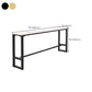 Rectangle Faux Marble Bar Height Table Contemporary Trestle Base Bar Table Clearhalo 'Bar Furniture' 'Bar Tables' 'bar_tables' 'furn' 'furn_bar_tables' 'Furniture' 'Kitchen & Dining Furniture' 1200x1200_ae0a5f0e-b28a-4b0b-b59a-b122c122d7e4