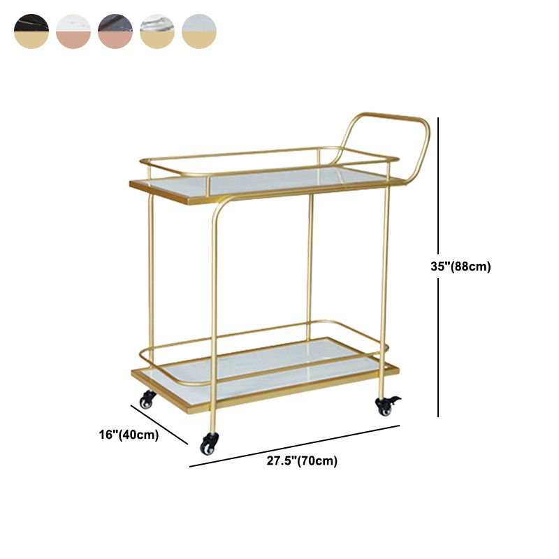 34.65" High Rolling Contemporary Prep Table Stone Prep Table for Restaurant