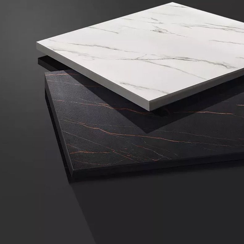 White and Black Glam StyleTable in Faux Marble and Iron Milk Tea Shop Bar Table Clearhalo 'Bar Furniture' 'Bar Tables' 'bar_tables' 'furn' 'furn_bar_tables' 'Furniture' 'furniture_bar_tables' 'Kitchen & Dining Furniture' 1200x1200_ae0bd73e-6507-4b19-a7d8-e05869642805
