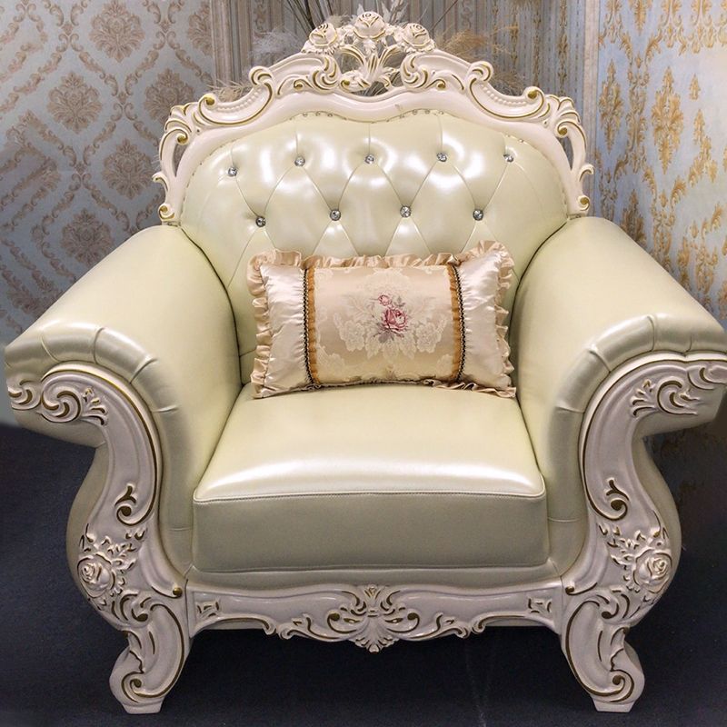 Callo champagne rustico sezionale braccio svasato sezionale con cuscini