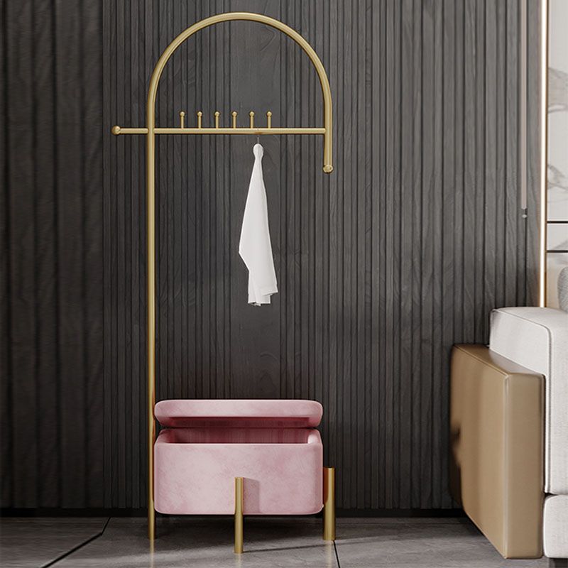 Rack de cintre de manteau moderne Rack de manteaux de manteau autoportant avec rangement