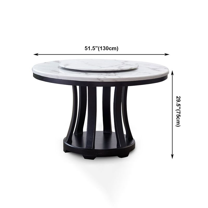 Modern White Standard Dining Table Round Marble Dining Table with Pedestal Base Clearhalo ' dining_table' 'Dining Tables & Seating' 'Dining Tables' 'furn' 'furn_dining_table' 'Furniture' 'furniture_dining_table' 'Kitchen & Dining Furniture' 'kitchen&dining_furn' 'kitchen' 'kitchen_dining_table' 1200x1200_ae10b0b0-4ce5-4d35-873a-20f376374d45