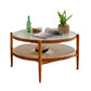 Tropical Coffee Cocktail Table Storage Solid Wood Coffee Table Clearhalo 'Coffee & Accent Tables' 'Coffee Tables' 'coffee_tables' 'furn' 'furn_coffee_tables' 'Furniture' 'Living Room Furniture' 1200x1200_ae10b313-d59c-40f8-ad8d-818ed1860622