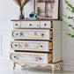Cassettiera moderna in legno realizzata con cassettiera con 3/4/5 cassetti