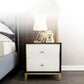Glass Accent Table Nightstand Contemporary Nightstand with 2 Drawers Clearhalo 'Bedroom Furniture' 'furn' 'furn_night_stand' 'Furniture' 'night_stand' 'Nightstands' 1200x1200_ae149beb-50cb-4a2e-8d54-b874f3c09b12