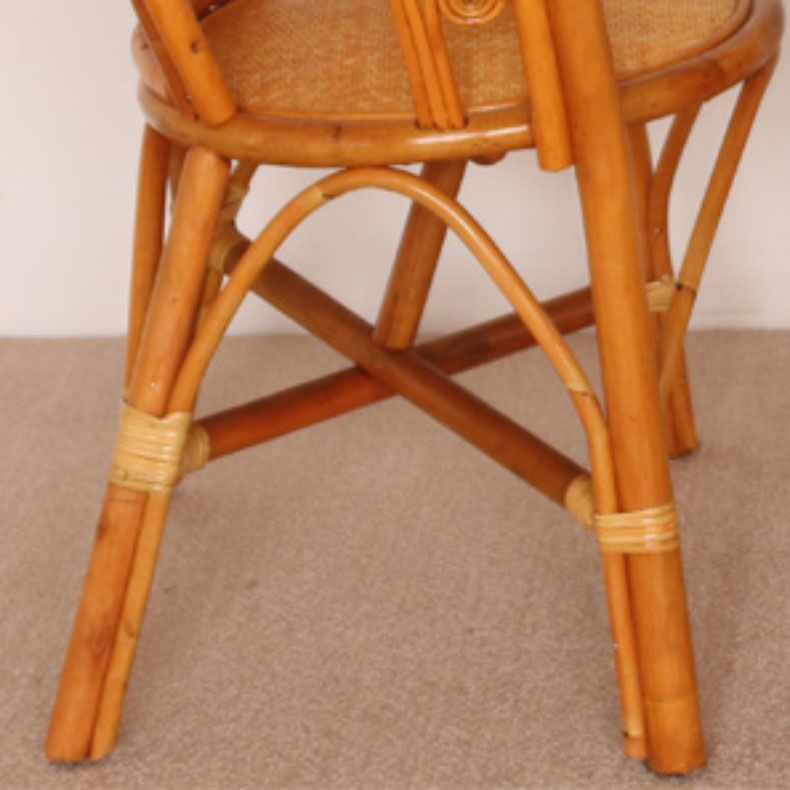 Traditionele keuken eetstoelen riet achterstoelen voor de eetkamer