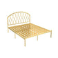 Open-Frame Bed,47.24" H Arched Headboard Slat Bed with Metal Legs Clearhalo 'Bedroom Furniture' 'Beds' 'furn' 'furn_beds' 'Furniture' 1200x1200_ae16903b-2e36-4fd2-81d5-0dd92502e178