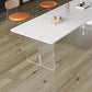 Kitchen Contemporary Dinner Table Stone Rectangle Dining Table Clearhalo 'Dining Tables & Seating' 'Dining Tables' 'dining_table' 'furn' 'furn_dining_table' 'Furniture' 'Kitchen & Dining Furniture' 1200x1200_ae17de53-d2dc-4100-af28-682eeb3a9803