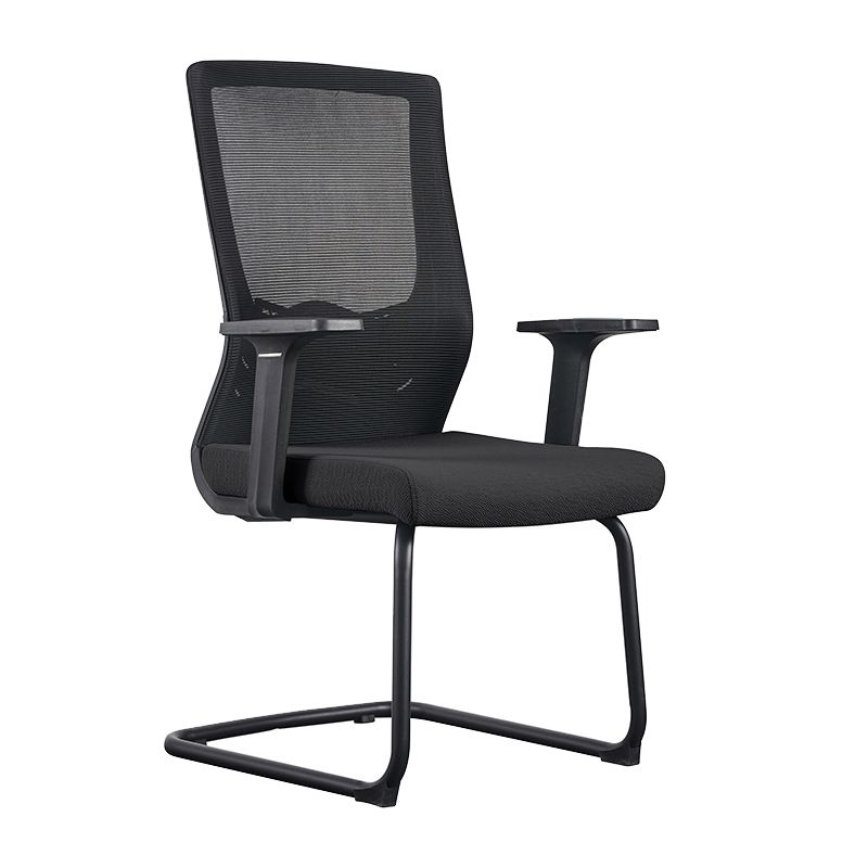 Contemporary Chrome Frame Arm Chair High Back Office Desk Chair Clearhalo 'furn' 'furn_office_chair' 'Furniture' 'Office Chairs' 'Office Furniture' 'office_chair' 1200x1200_ae1832b5-17de-4605-a789-8ecc1a4ccd82