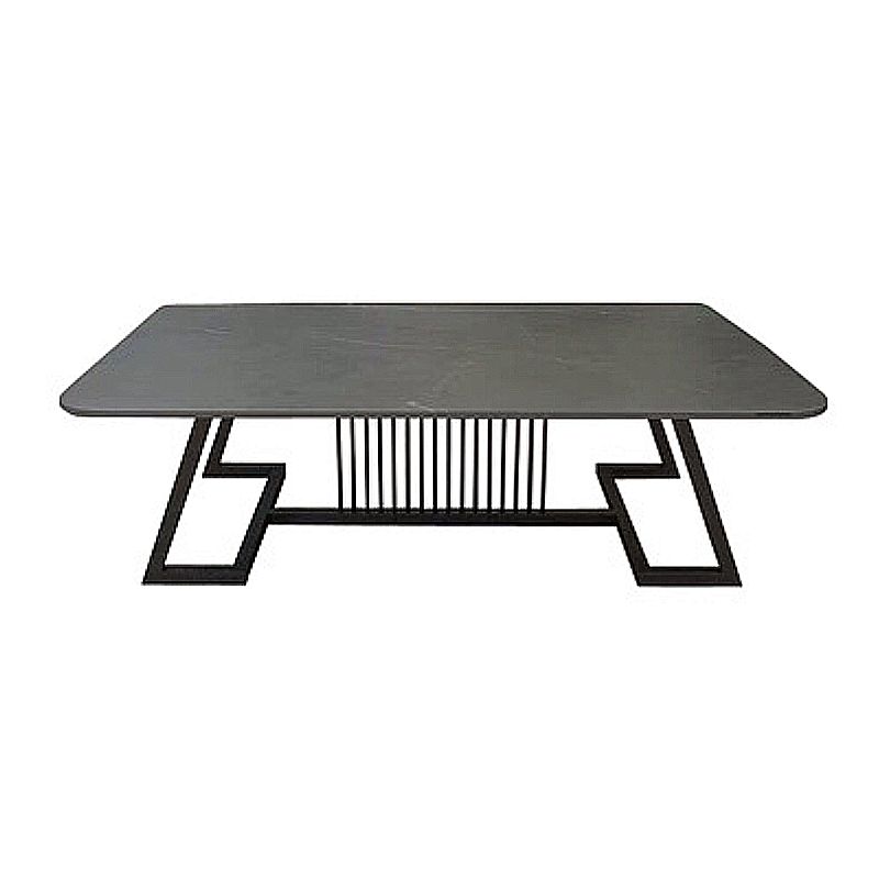 Rectangular Slate 1 Single Coffee Table 17.7-In High Frame Cocktail Table Clearhalo 'Coffee & Accent Tables' 'Coffee Tables' 'coffee_tables' 'furn' 'furn_coffee_tables' 'Furniture' 'Living Room Furniture' 1200x1200_ae1a2448-7d84-460f-b8dd-d475173268ec