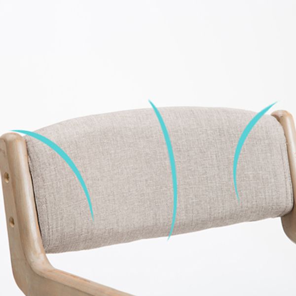 Contemporary Dining Chair 18'' Wide Open Arm Chair with 4 Wood Legs for Home Use Clearhalo ' kitchen&dining_furn' 'Dining Chairs' 'Dining Tables & Seating' 'dining_chair' 'furn' 'furn_dining_chair' 'Furniture' 'furniture_dining_chair' 'Kitchen & Dining Furniture' 'kitchen' 1200x1200_ae1b3a00-e3c5-42f9-b9ac-88f23720075c