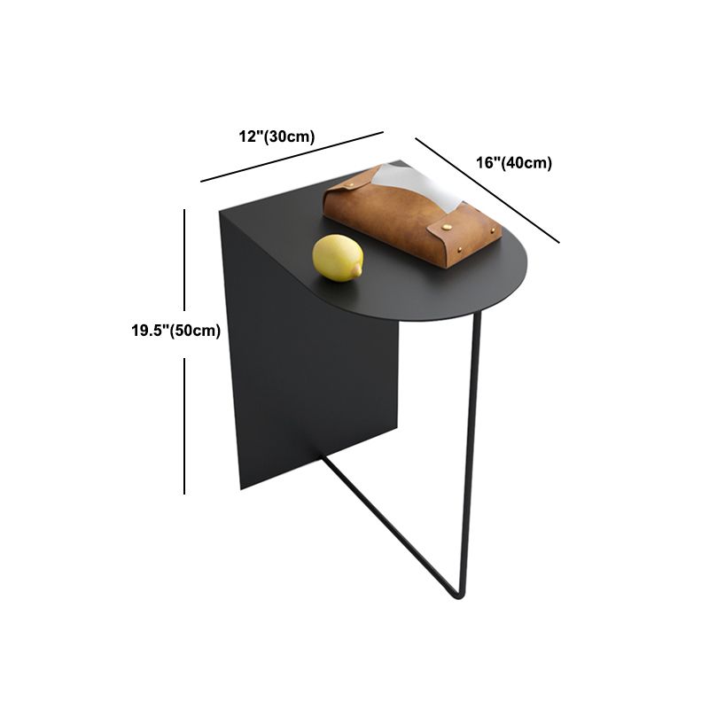 Metal Round Night Table Modern Non-Storage Legs Included Nightstand in Black/Gold Clearhalo 'Bedroom Furniture' 'furn' 'furn_night_stand' 'Furniture' 'night_stand' 'Nightstands' 1200x1200_ae1bf3f9-43ca-4db9-a44a-72162dc4a6f0