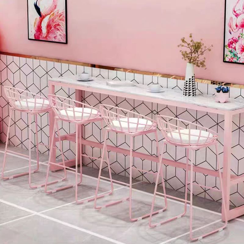 Modern 1/5 Pieces Bar Table Set Rectangle Stone Counter Table for Milk Tea Shop Clearhalo 'Bar Furniture' 'furn' 'furn_home_bar_bar_sets' 'Furniture' 'Home Bars & Bar Sets' 'home_bar_bar_sets' 'Kitchen & Dining Furniture' 1200x1200_ae1d3d9f-8088-4001-a162-71667ce15797