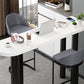 Modern Free Form Bar Table Set 1/3 Pcs Stone Top Bar Table and Upholstered Stools Clearhalo 'Bar Furniture' 'furn' 'furn_home_bar_bar_sets' 'Furniture' 'Home Bars & Bar Sets' 'home_bar_bar_sets' 'Kitchen & Dining Furniture' 1200x1200_ae1f287a-e0e2-4cba-853b-d9ce66f8ae1d