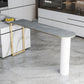 Free Form Double Pedestal Bar Table Stone Top Bar Height Table for Living Room Clearhalo 'Bar Furniture' 'Bar Tables' 'bar_tables' 'furn' 'furn_bar_tables' 'Furniture' 'Kitchen & Dining Furniture' 1200x1200_ae215ade-7367-43e7-b32f-2cb22736675b