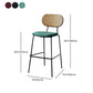 Modern Arm-less Bar Stool Rectangle Low Back Footrest Indoor Counter Stool(set of 2) Clearhalo 'Bar Furniture' 'Bar Stools' 'bar_stools' 'furn' 'furn_bar_stools' 'furniture_bar_stools' 'Kitchen & Dining Furniture' 'kitchen&dining_furn' 'kitchen' 'kitchen_furn' Furniture' 1200x1200_ae2291d3-eabe-4e4f-81af-60978acda1a6