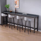 Ensemble de table de bar en bois 1/3/4/5 pièces, finition mate, ensemble de bar moderne