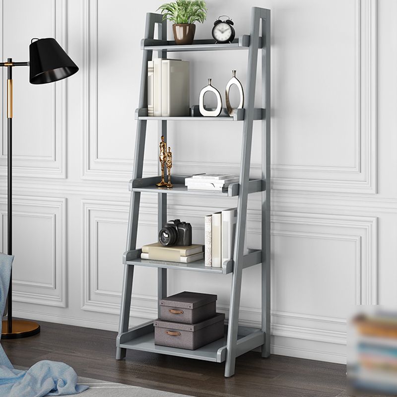 Modern Style Ladder Bookshelf Solid Wood Shelf Bookcase for Study Room Clearhalo 'Bookcases' 'furn' 'furn_bookcases' 'Furniture' 'furniture_bookcases' 'kitchen' 'kitchen_bookcases' 'Living Room Furniture' 'Office Furniture' 1200x1200_ae245434-5a15-4f1e-a5a9-e8d0033daa90