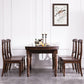 Solid Wood Extendable Dining Table Set 5/7 Pieces Dining Set for Kitchen