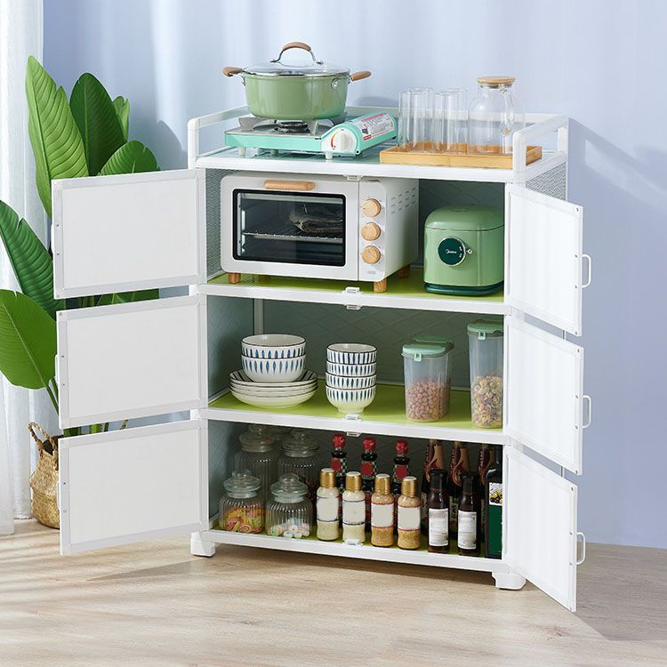 Porta contemporanea in stile contemporaneo sideboard metallico per cucina