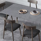 Modern Sintered Stone Top Kitchen Dining Table Rectangle Gray Dining Table with 4 Legs Base Clearhalo ' dining_table' 'Dining Tables & Seating' 'Dining Tables' 'furn' 'furn_dining_table' 'Furniture' 'furniture_dining_table' 'Kitchen & Dining Furniture' 'kitchen&dining_furn' 'kitchen' 'kitchen_dining_table' 1200x1200_ae268e76-7e0d-4c53-b432-0f6f344f1058