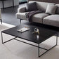 Trestle Basis Design Cocktailtisch Schwarz Gold/Weißer Couchtisch