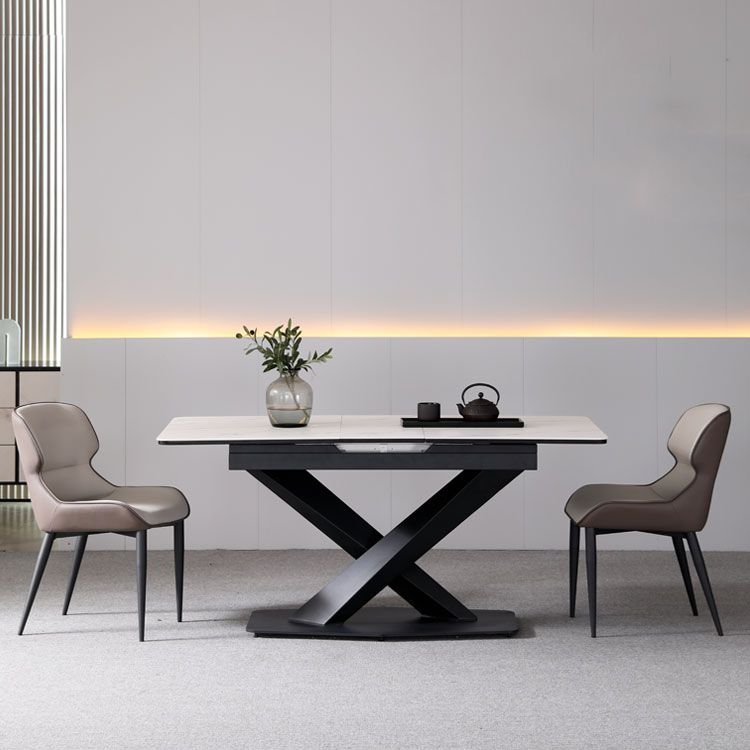 Contemporary Style Kitchen Metal Dining Chair Dining Wingback Armless Side Chairs (Set of 2) Clearhalo ' kitchen&dining_furn' 'Dining Chairs' 'Dining Tables & Seating' 'dining_chair' 'furn' 'furn_dining_chair' 'Furniture' 'furniture_dining_chair' 'Kitchen & Dining Furniture' 'kitchen' 1200x1200_ae2a3f13-d7d1-4681-82a7-3d5a1ea12cda