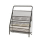 Metal Iron Contemporary Ladder Bookshelf Closed Back Vertical Bookshelf Clearhalo 'Bookcases' 'furn' 'furn_bookcases' 'Furniture' 'furniture_bookcases' 'kitchen' 'kitchen_bookcases' 'Living Room Furniture' 'Office Furniture' 1200x1200_ae2aea89-c124-4fd0-8aaf-b84d67d8c591