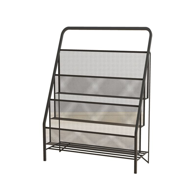 Metal Iron Contemporary Ladder Bookshelf Closed Back Vertical Bookshelf Clearhalo 'Bookcases' 'furn' 'furn_bookcases' 'Furniture' 'furniture_bookcases' 'kitchen' 'kitchen_bookcases' 'Living Room Furniture' 'Office Furniture' 1200x1200_ae2aea89-c124-4fd0-8aaf-b84d67d8c591