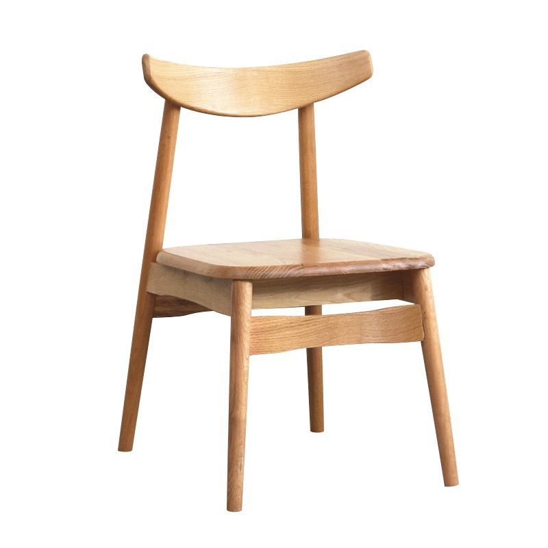 Contemporary Style Wood Dining Chair Stackable Ladder Back Arm Chair for Home Clearhalo ' kitchen&dining_furn' 'Dining Chairs' 'Dining Tables & Seating' 'dining_chair' 'furn' 'furn_dining_chair' 'Furniture' 'furniture_dining_chair' 'Kitchen & Dining Furniture' 'kitchen' 1200x1200_ae2c6a55-4329-45ee-a725-32717e7d724a