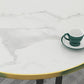 Modern Style White Meeting Table Office Oval Wooden Writing Desk
