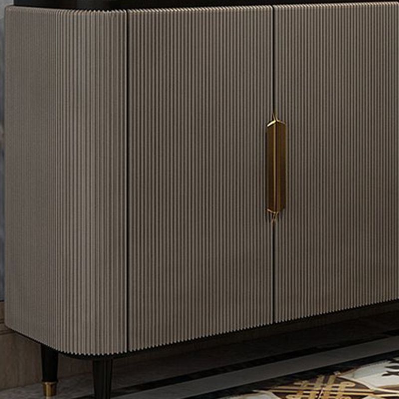 Modern Standard Accent Cabinet Wood Bar Pulls 4 - Doors Cabinet Clearhalo 'Cabinets & Chests' 'cabinets_chests' 'furn' 'furn_cabinets_chests' 'Furniture' 'Living Room Furniture' 1200x1200_ae2e0ebf-f0b3-4efa-bfcc-e4a93f3a7fb0